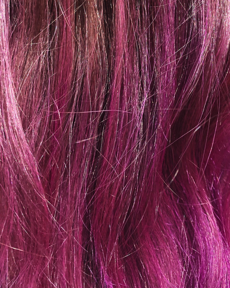 How I dyed my hair purple at home The Palette Blog
